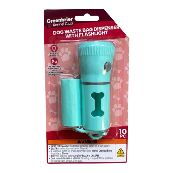 Other - Dog Waste Bag Dispenser with Flashlight🐾